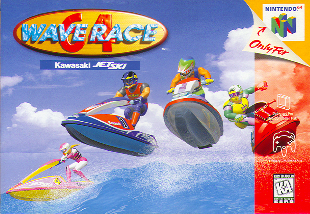 Wave Race 64 box art for Nintendo 64